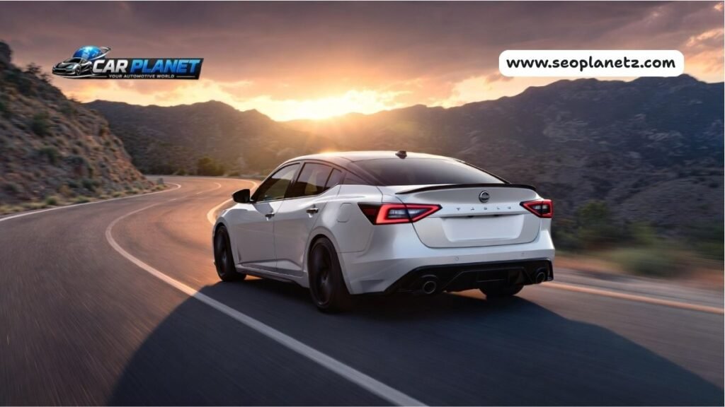 2025 Nissan Maxima Platinum in white cornering