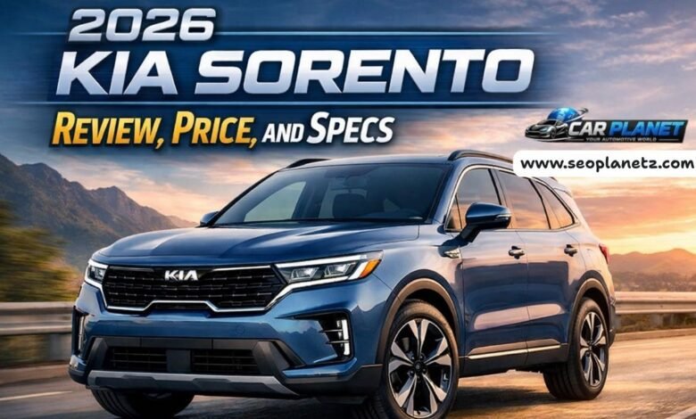 2026 Kia Sorento Specs