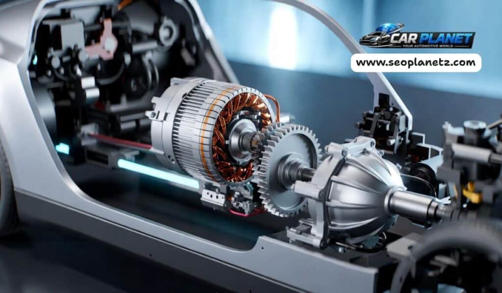 Electric Motor Transmission Cutaway