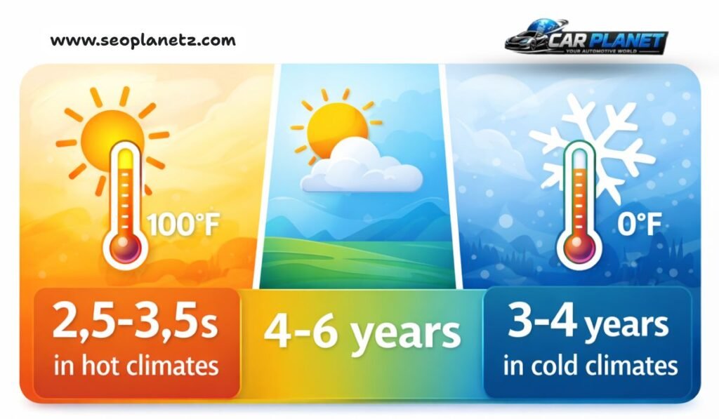 How climate affects how long car batteries last in hot vs cold weather