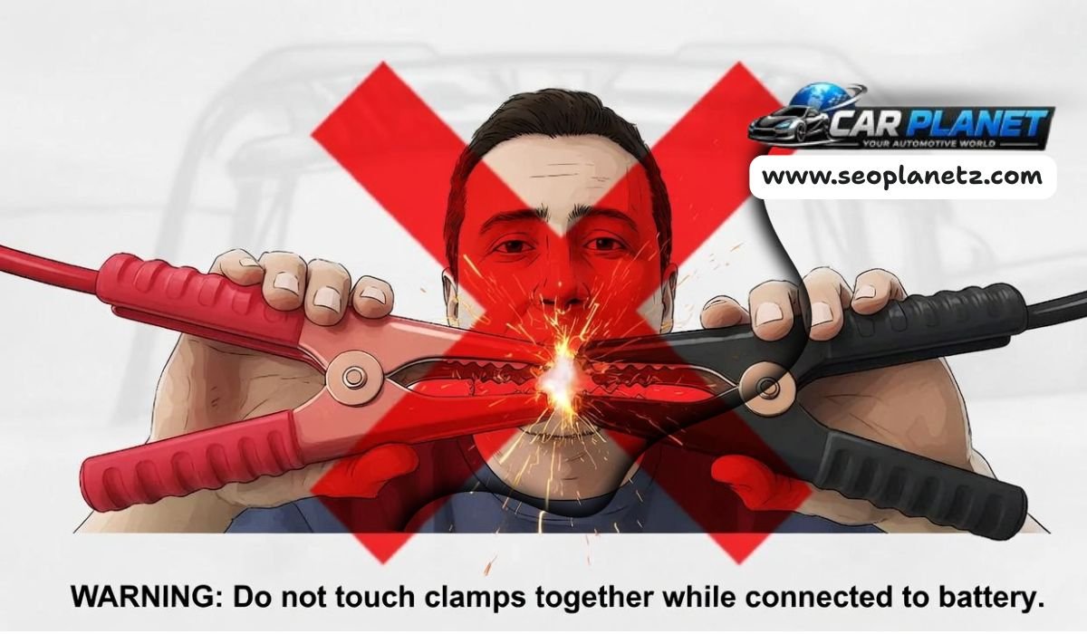 Safety for Jumping a Car with Cables