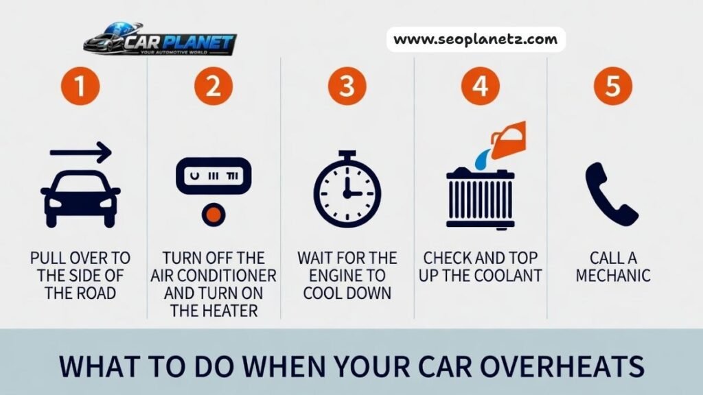 what to do when car is overheating