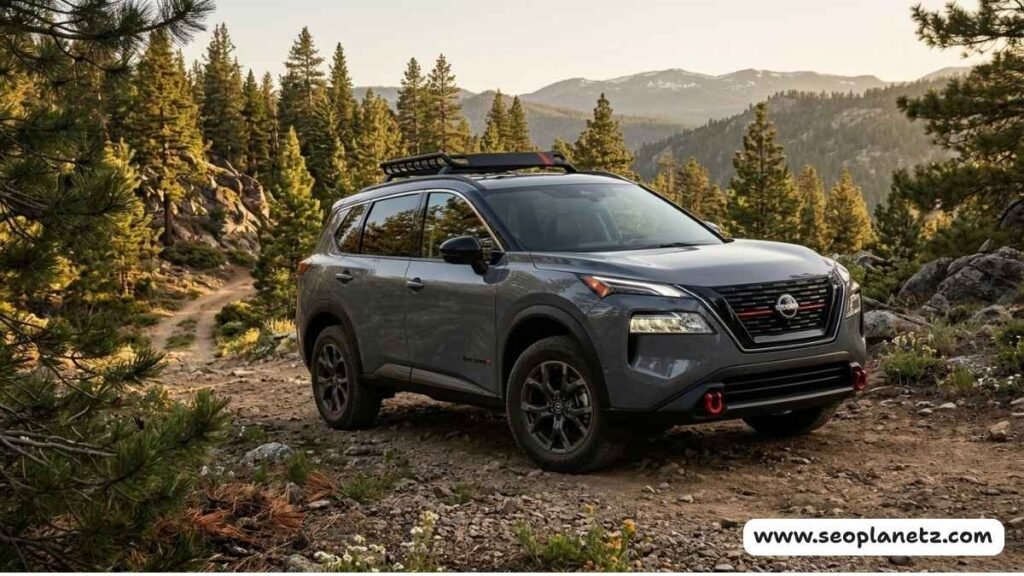 2026 Nissan Rogue Rock Creek Edition on a mountain