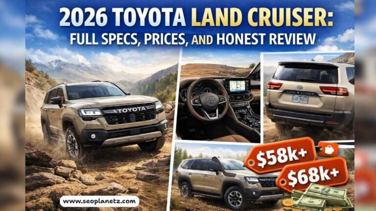2026 Toyota Land Cruiser Specs and Review