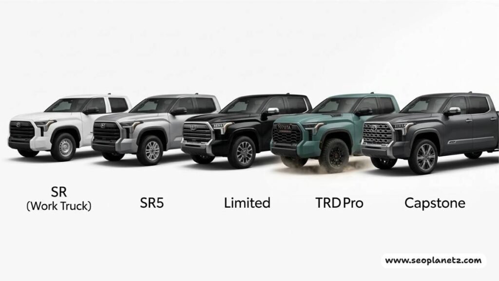 2026 Toyota Tundra trim levels comparison