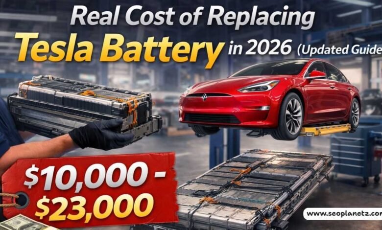 Cost of Replacing Tesla Battery in 2026