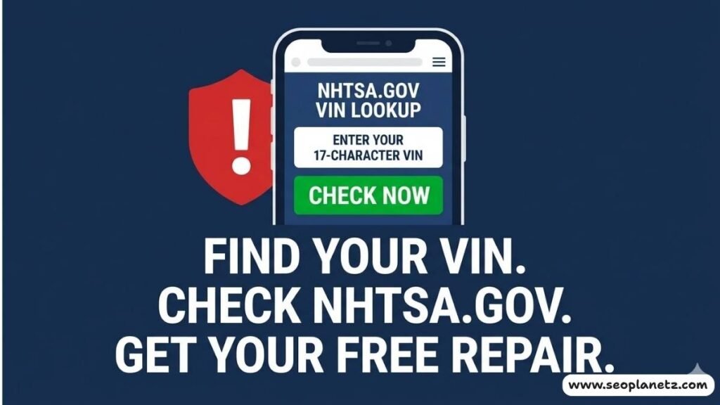 Takata airbag recall check VIN NHTSA free repair call to action safety guide 2026