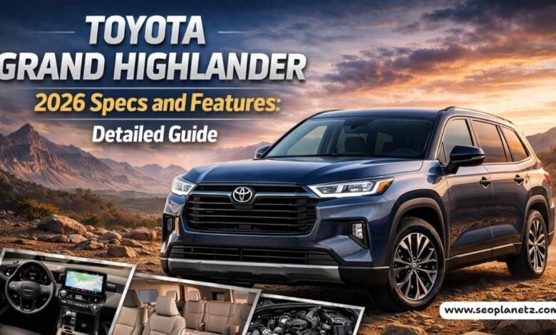 Toyota Grand Highlander 2026 Specs