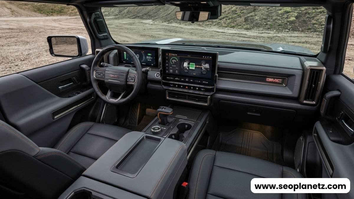 2026 GMC Hummer EV Pickup interior dashboard