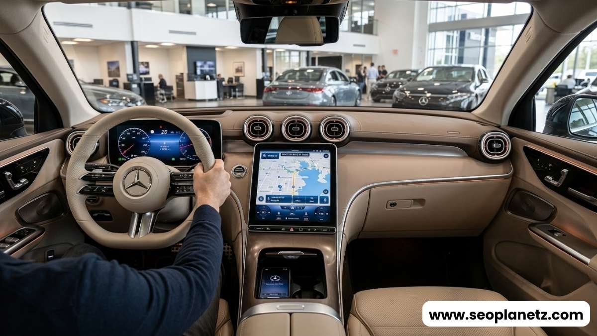 2026 Mercedes-Benz GLC Coupe interior at Mercedes-Benz Tampa