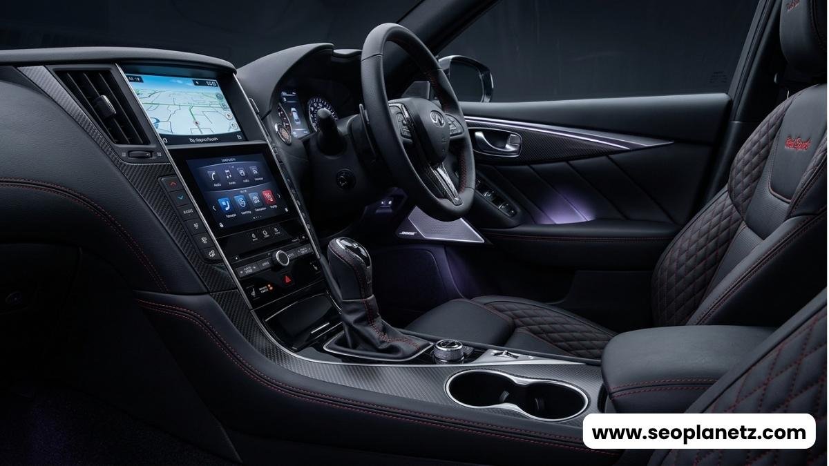 Q50 Nissan Infiniti Q50 interior infotainment dashboard 2024