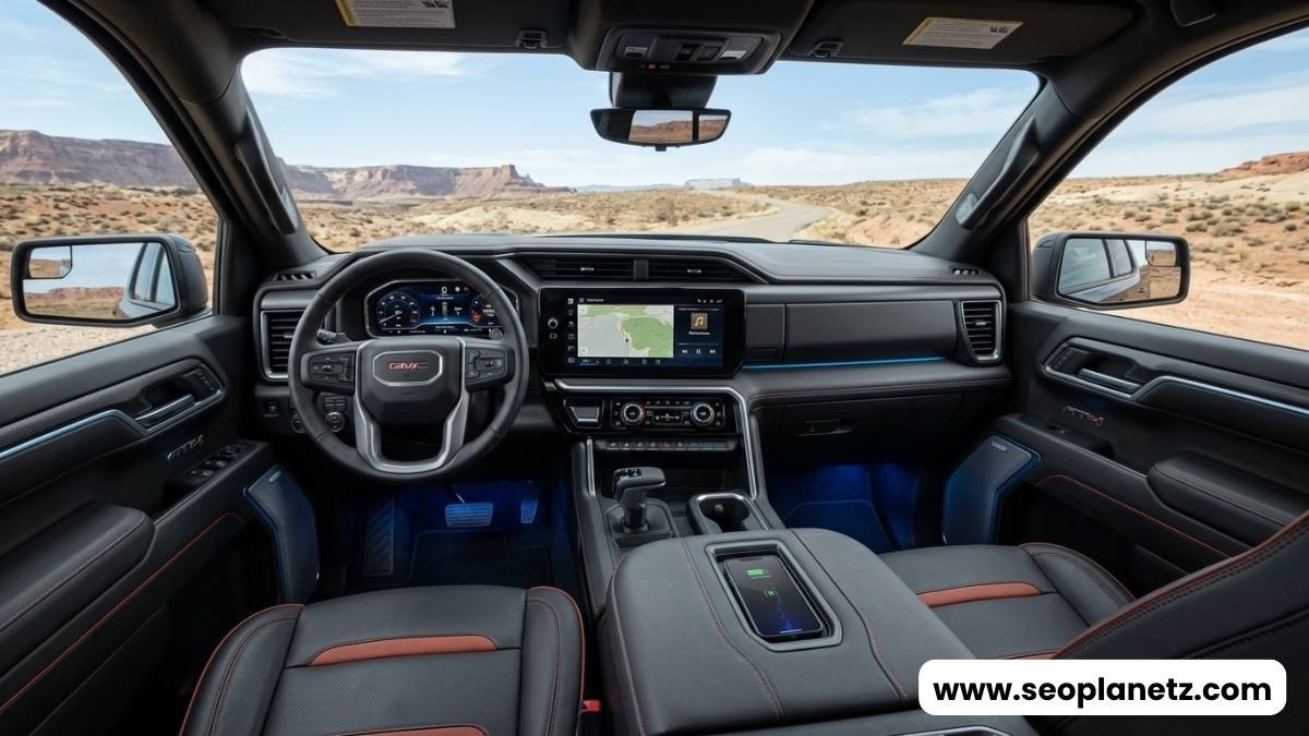 2027 GMC Sierra interior spy shot