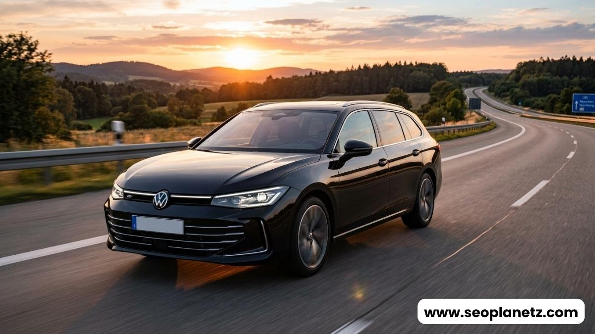 2027 Volkswagen Passat Variant in Deep Black Pearl metallic
