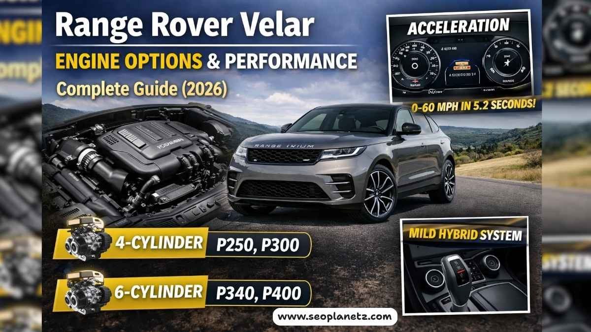 Range Rover Velar Engine Options and Performance